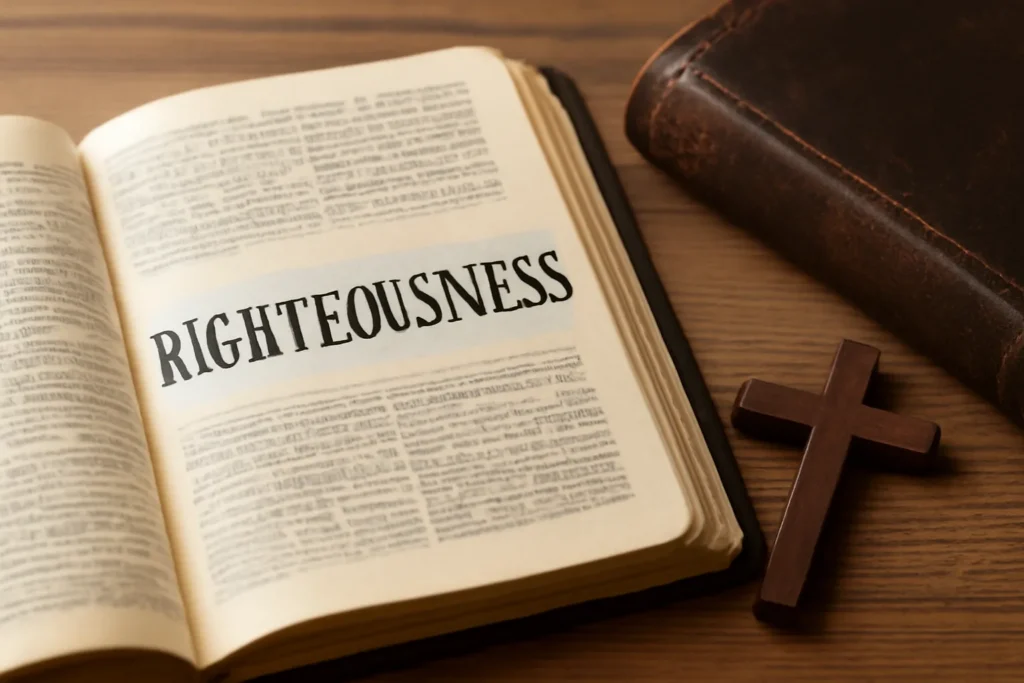 bible dictionary righteousness