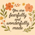 bible verse you are fearfully and wonderfully made