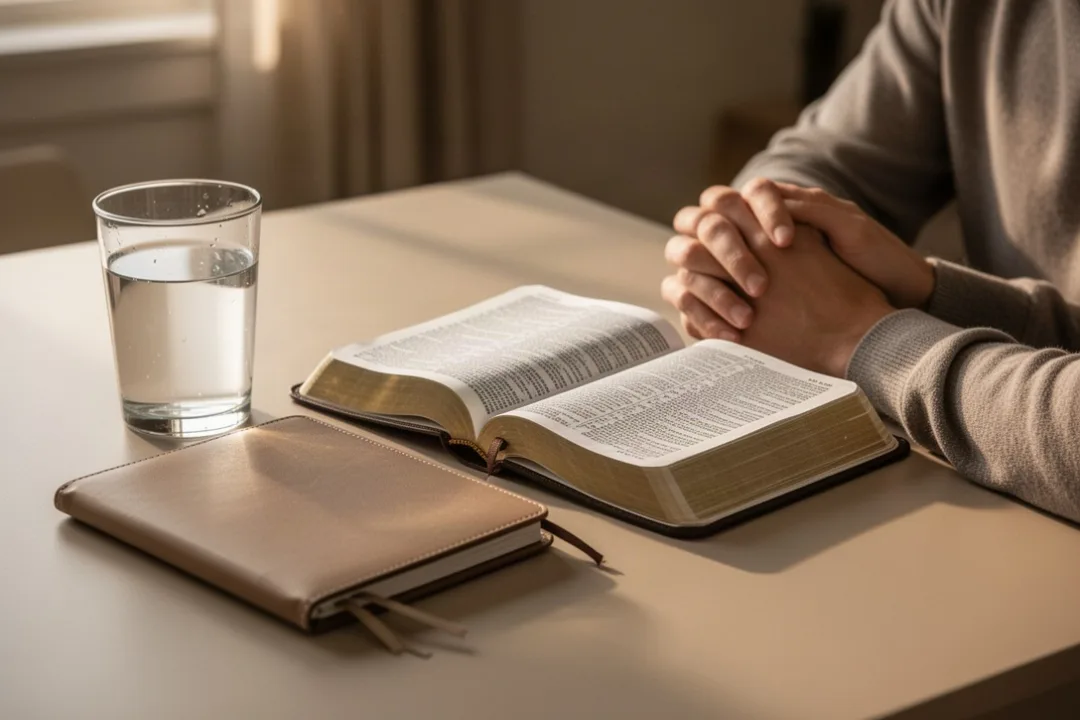 Open Bible and journal representing biblical guidance for handling anger