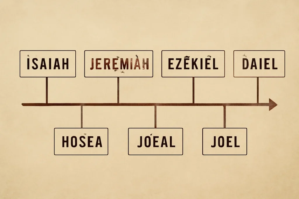 biblical prophets timeline