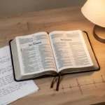 Books of the New Testament: Complete List and Guide Open Bible and study notes representing the New Testament books