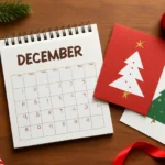calendar christmas cards