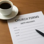 church forms for new members