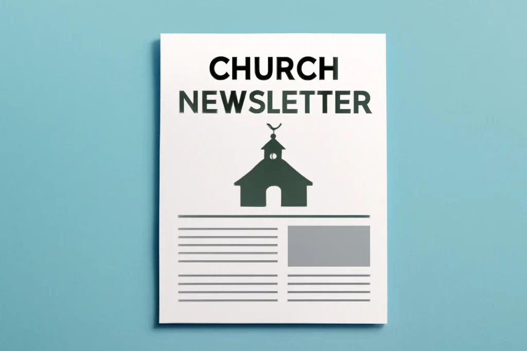 church newsletter examples