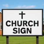 church sign designs