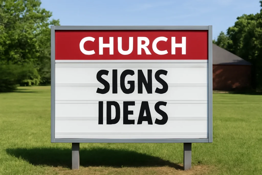 church signs ideas