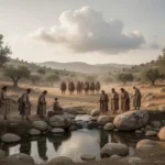 Corinthians chapter 10: Meaning and lessons Israelites gathered near wilderness water beneath a guiding cloud