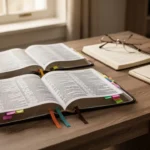 CSB vs ESV: Which Bible translation is right for you? Two open Bibles compared during a quiet home study session