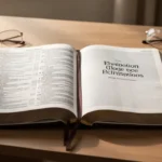 ESV and NIV Bibles compared side by side on a desk