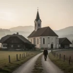 Rural Austrian landscape representing Franz Jägerstätter’s life and conscience