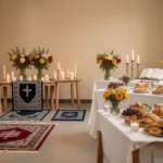 Multi-faith community center prepared for religious holy day observances