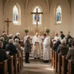 Is Ash Wednesday a day of obligation? Parishioners receive ashes during an Ash Wednesday church service