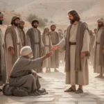 Jesus heals blind men: Every Gospel account explained Blind beggar calling to Jesus beside the road near Jericho