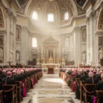 Bishops gather in Saint Peter’s Basilica for the opening of Vatican II