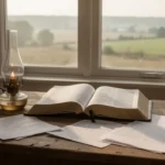 John's Gospel: Meaning, themes, and how to read it Open Gospel beside an oil lamp during a quiet morning study
