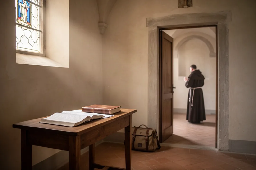Franciscan chapel symbolizing prayer, study, and Joseph of Cupertino’s patronage