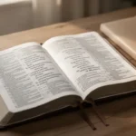 Poems in the Bible: Books, Examples, and Meaning Open Bible and journal during a quiet study of biblical poetry