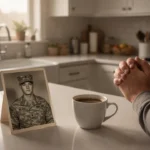 Prayers for our servicemen: words for every season Family praying quietly for a deployed service member at dawn