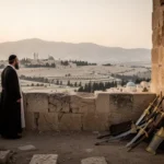 Dawn Jerusalem scene symbolizing Psalm 76’s victory over violence