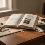 Recent saints: Catholic examples for modern life Catholic reader studying a biography of a recent saint