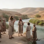 Scripture about John the Baptist: Key passages explained John the Baptist preaching repentance beside the Jordan River