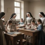 St. Julie Billiart’s educational mission shown in a historic classroom