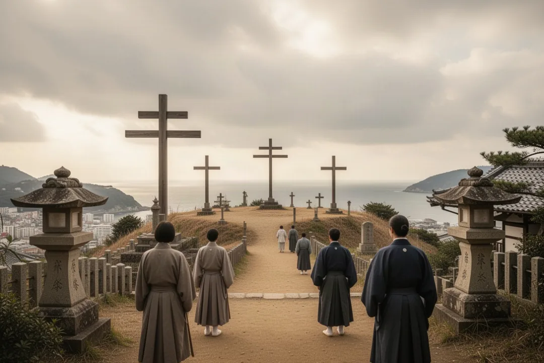 Nishizaka Hill in Nagasaki honoring St. Paul Miki and the Twenty-Six Martyrs