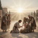 The conversion of St. Paul explained Saul encounters a heavenly light on the road to Damascus