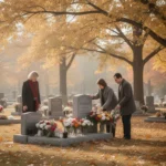 When is All Souls Day? Date and meaning Family placing flowers at a cemetery for All Souls Day