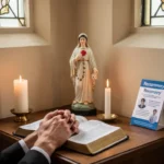 Prayer space honoring St. Mark Ji Tianxiang and addiction recovery
